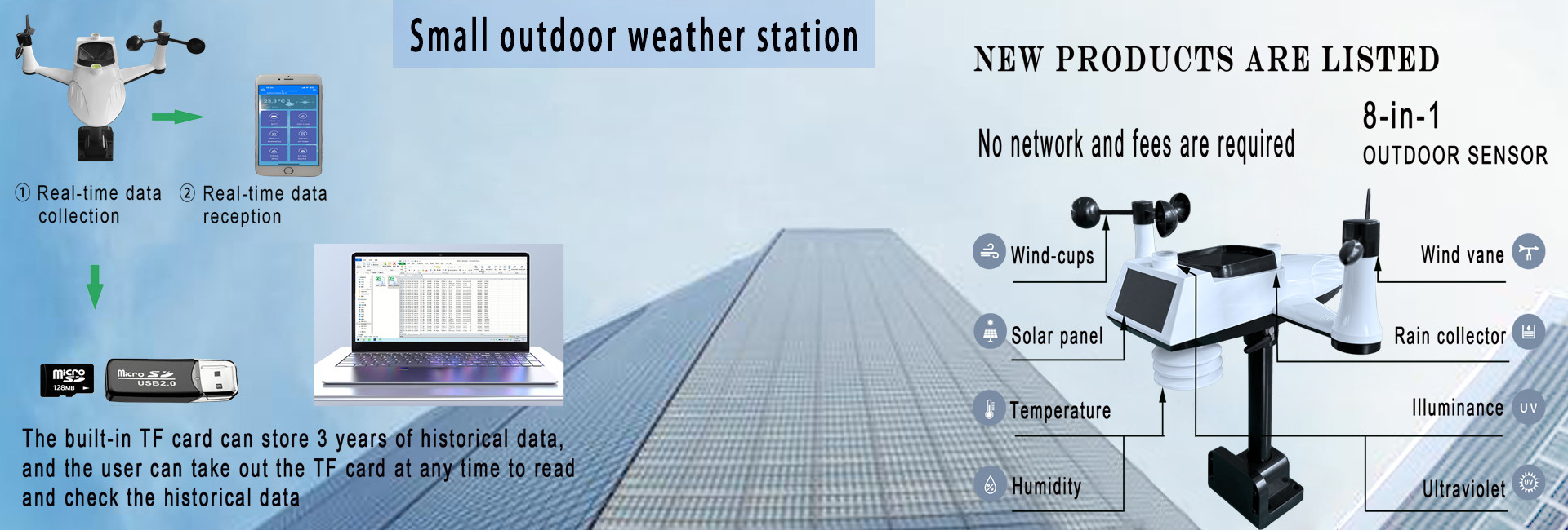 qualidade Estação Meteorológica Sem Fio fábrica